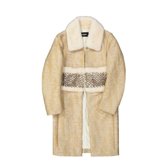 Dsquared2 Crystal Embellished Coat Women - Picture 1 of 5
